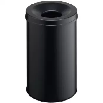 Odpadkový kôš okrúhly oceľový čierny Durable 330601