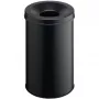 Odpadkový kôš okrúhly oceľový čierny Durable 330601
