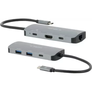 Mobilis USB-C dokovacia stanica - 7 v 1 - 100 W max. (001382)