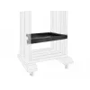 Delock - Rack zásuvka - čierna - 1U - 48,3 cm (19 palcov)