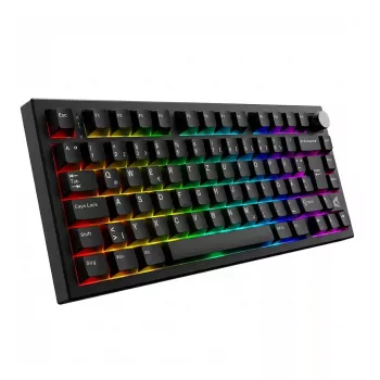 Mechanická klávesnica Sharkoon SKILLER SGK55W — nemecké (DE) rozloženie, Sharkoon Linear spínače, čierna