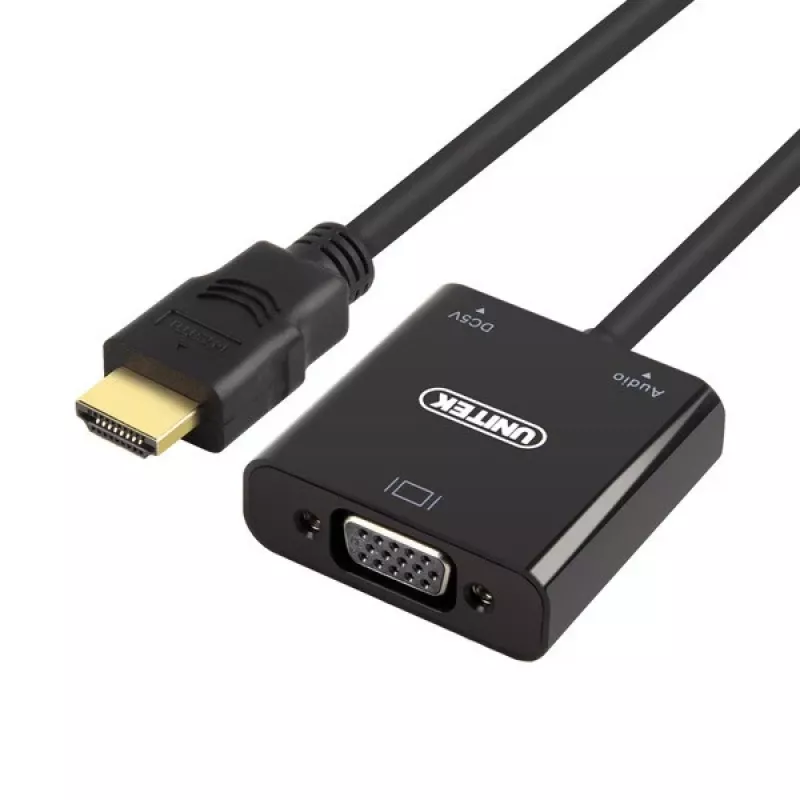 UNITEK Y-6333 rozširujúce karty/adaptér 3,5 mm, VGA
