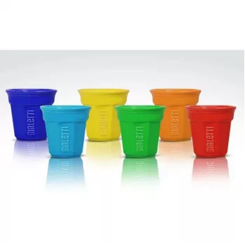 Bialetti BICCHIERINI šálka viacfarebná káva 6 ks