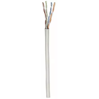 Intellinet sieťový Cat5e kábel vo veľkom balení, 24 AWG, plný drôt, 305 m, sivá, CCA, U/UTP, box