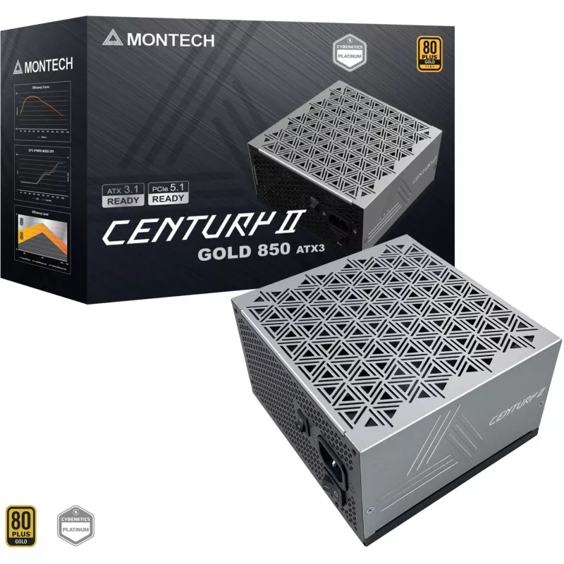Napájací zdroj | MONTECH | CENTURY II | ATX | 850 W | CENTURYII850