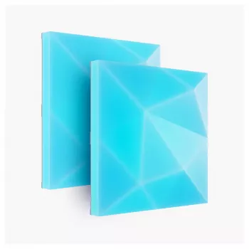 LED panel Nanoleaf N8100E00-2TBS — štvorcový RGB, DC napájaný, balenie 2 ks