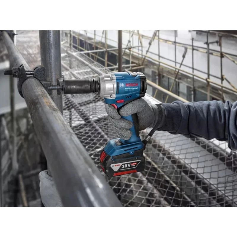 Akumulátorový rázový uťahovák GDS 18V-350 Professional solo, 18Volt (modrá, bez batérie a nabíjačky)