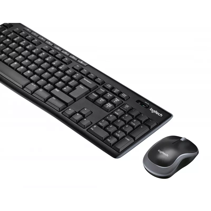 Logitech Wireless Combo MK270 – sada klávesnica-myš – bezdrôtová – 2,4 GHz – francúzska (920-004510)
