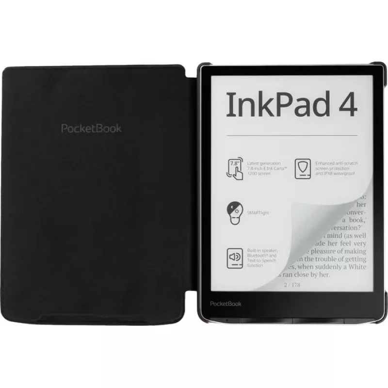 Puzdro PocketBook Shell H-S-743-CL-WW pre 7,8-palcový InkPad 4 / Color 2 / Color 3, farebné prúžky
