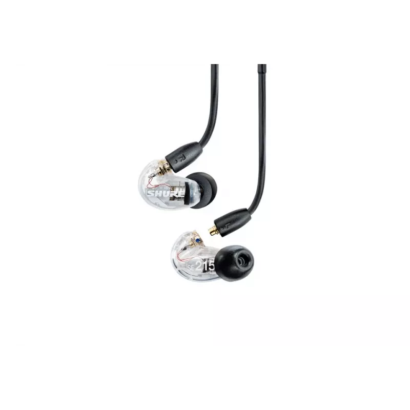 Shure AONIC 215 - In-Ear slúchadlá s jedným meničom a 3,5 mm káblom (transparentné)