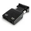 SAVIO CL-145 konvertor VGA na HDMI, audio, Full HD, čierna