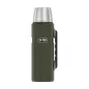 Termoska THERMOS TH-170028 470 ml, vákuovo izolovaný nerez, olivovo zelená, 24 h teplé/studené