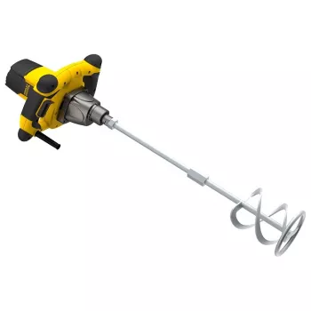 Ručné miešadlo STANLEY FME190 — 1600 W, 2-rýchlostné, M14 vreteno, 4 m kábel, 180–750 ot/min, 80 N·m, 2 ergonomické rukoväte