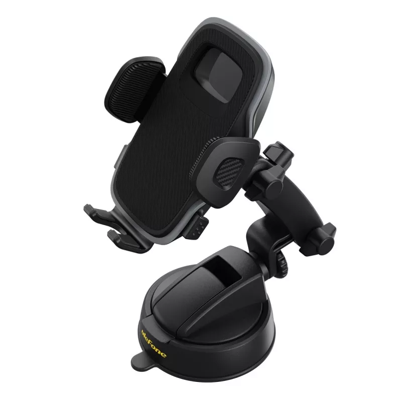 Držiak smartfónu a tabletu do auta UleFone Armor Mount UAN15, nastaviteľný držiak na palubnú dosku alebo čelné sklo