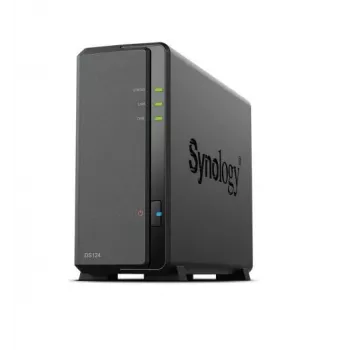 Synology DiskStation DS124 NAS/úložný server desktop Ethernet LAN čierny RTD1619B
