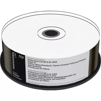 BD-R DL MediaRange 50GB balenie 25 ks