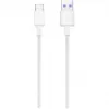 Huawei - AP71 / HL-1289 - rýchlonabíjací kábel / dátový kábel Type-C – biela BULK