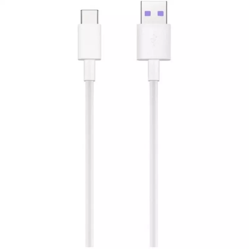 Huawei - AP71 / HL-1289 - rýchlonabíjací kábel / dátový kábel Type-C – biela BULK