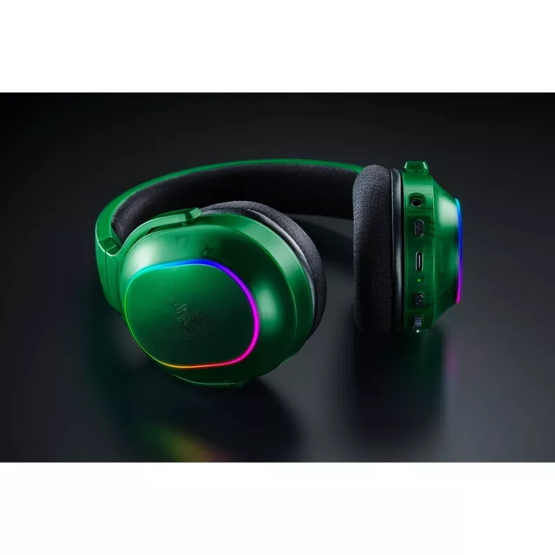 Razer Barracuda X Chroma headset bezdrôtový cez hlavu herný Bluetooth zelený