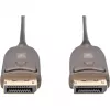 DisplayPort AOC hybridný sklenený kábel, UHD 8K (čierna, 30 metrov)