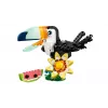 Stavebná hračka LEGO Creator 3-in-1 Divé zvieratá tropický tukan set 31173