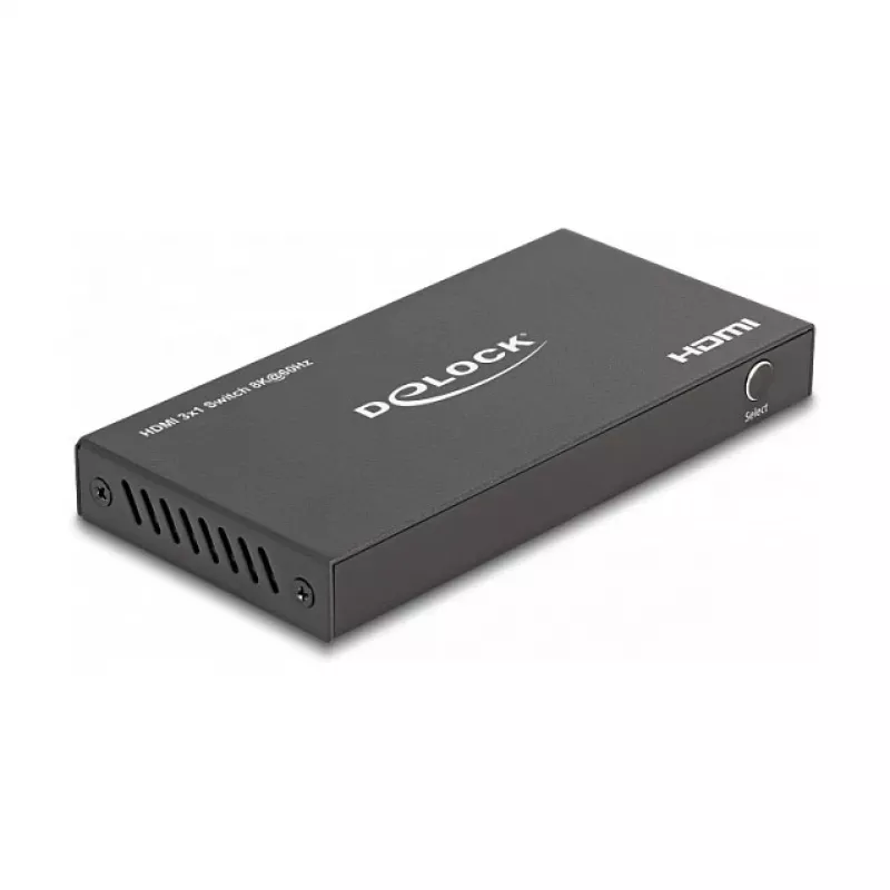 DeLOCK HDMI switch 3 x HDMI in na 1 x HDMI out 8K 60 Hz