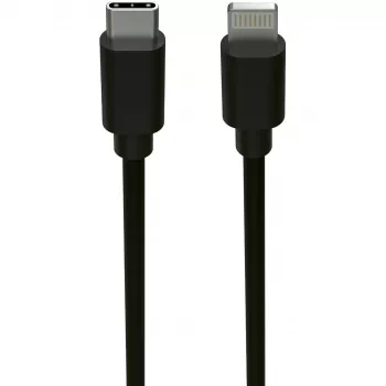 Mobilný kábel Ansmann 1700-0106 čierny USB C Lightning 0,12 m