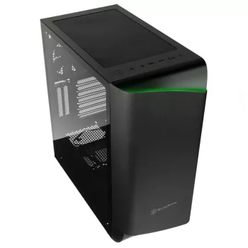 SilverStone Seta A1 Midi-Tower, temperované sklo - čierna