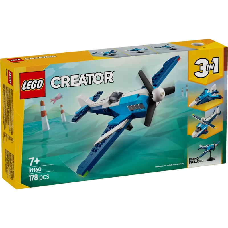 LEGO CREATOR 3 IN 1 31160 Pretekárske lietadlo
