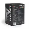 CPU vzduchový chladič SAVIO SAVGCOVORTEXX2ARGB s 4 heatpipes, 120-mm-ARGB ventilátor, čierny