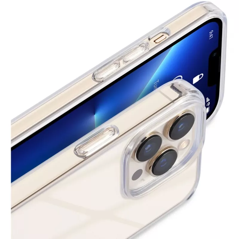 Nevox StyleShell SHOCKFlex 2377 puzdro na iPhone 16 Pro Max, TPU/polykarbonát, priehľadné