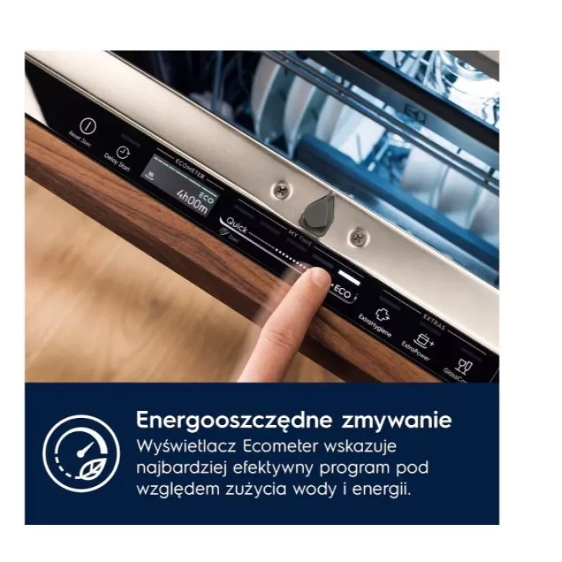 Vstavaná umývačka riadu Electrolux EES48401L — 600 mm, 13–14 súprav riadu, energetická trieda A, 10,5 l/cyklus