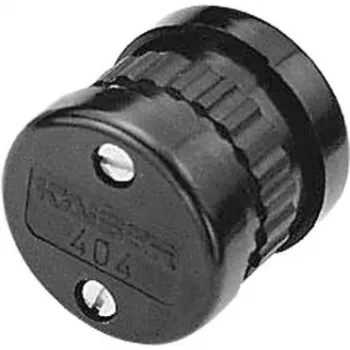 Elektroinštalačná zásuvka Bachmann 740.015 čierna