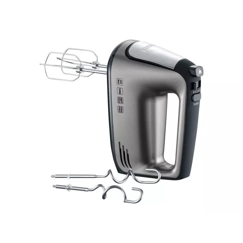 SEVERIN HM 3832 - ručný mixér - 400 W - sivo-metalická/čierna/nehrdzavejúca oceľ