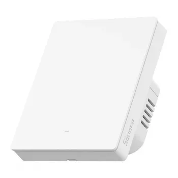 Nástenný WLAN smart vypínač Sonoff M5-1C-80W 1-kanálový, pre rámiky, 80W