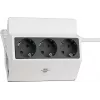 Brennenstuhl 1150070, 3 m, 3 AC výstupy, interiér, IP20, antracit, biela, 16 A