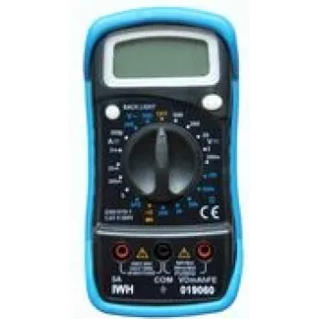 Digitálny ručný multimeter IWH 019060 — meranie AC/DC napätia, prenosný ručný tester