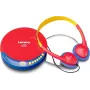 Prenosný CD prehrávač Lenco CD-021 Multicolor — prenosný CD prehrávač na prehrávanie audia, batériové alebo sieťové napájanie