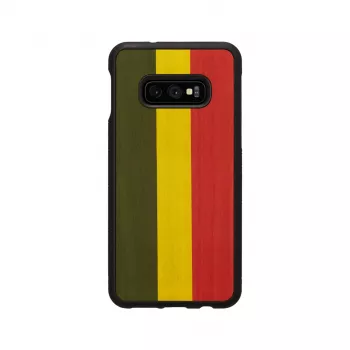 Puzdro na smartphone man and wood pre Samsung Galaxy S10e, reggae čierne ochranné puzdro