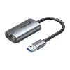 USB na Gigabit Ethernet adaptér Vention CEZ – káblové USB host rozhranie, 1000 Mbit/s, sivý