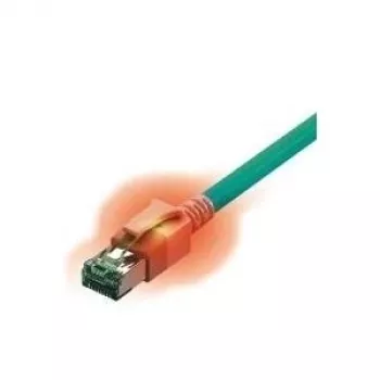 EasyLan EASY CS1OT0100 - DualBoot® LED patch kábel, Cat.6a, S/FTP, tyrkysový, 10 m
