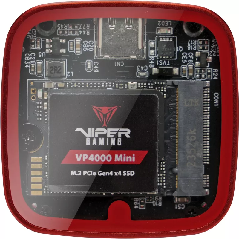 Externé M.2-NVMe puzdro PATRIOT EV330U31CK pre 2230 SSD, USB Type-C 3.2 Gen2 10 Gbit/s