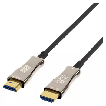 EFB Elektronik HDMI optický kábel AOC Active 4K60Hz čierny – digitálny/display/video – 50 m (HDMI-20-00010)
