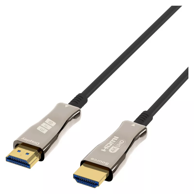 EFB Elektronik HDMI optický kábel AOC Active 4K60Hz čierny – digitálny/display/video – 50 m (HDMI-20-00010)