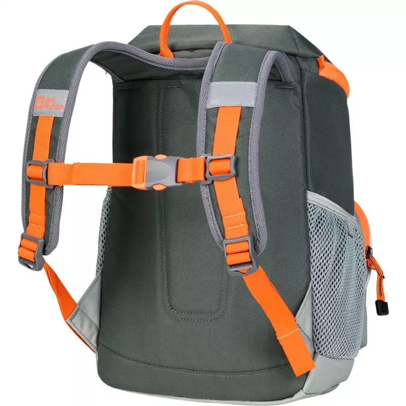 Jack Wolfskin Erlebnis Pack batoh - zelený/oranžový, 11 l