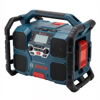 Akumulátorové stavebné rádio Bosch GPB 18VH-6, kompatibilné so systémom akumulátorov Bosch 18V