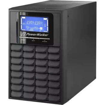 POWERWALKER VFI 1000 C LCD UPS online 1000VA 3x IEC USB/RS-232 LCD tower