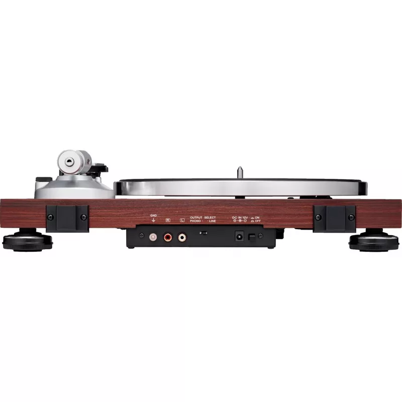 Remienkový audio gramofón Audio-Technica AT-LPW50BTRW hnedý manuálny
