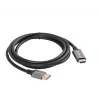 Lanberg CA-DPHD-20CU-0018-BK video káblový adaptér 1,8 m DisplayPort HDMI typ A (štandard) čierny, strieborný