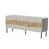 TV skrinka Cama INSERTO 3D 143,5x40x61,5 cashmere + LED